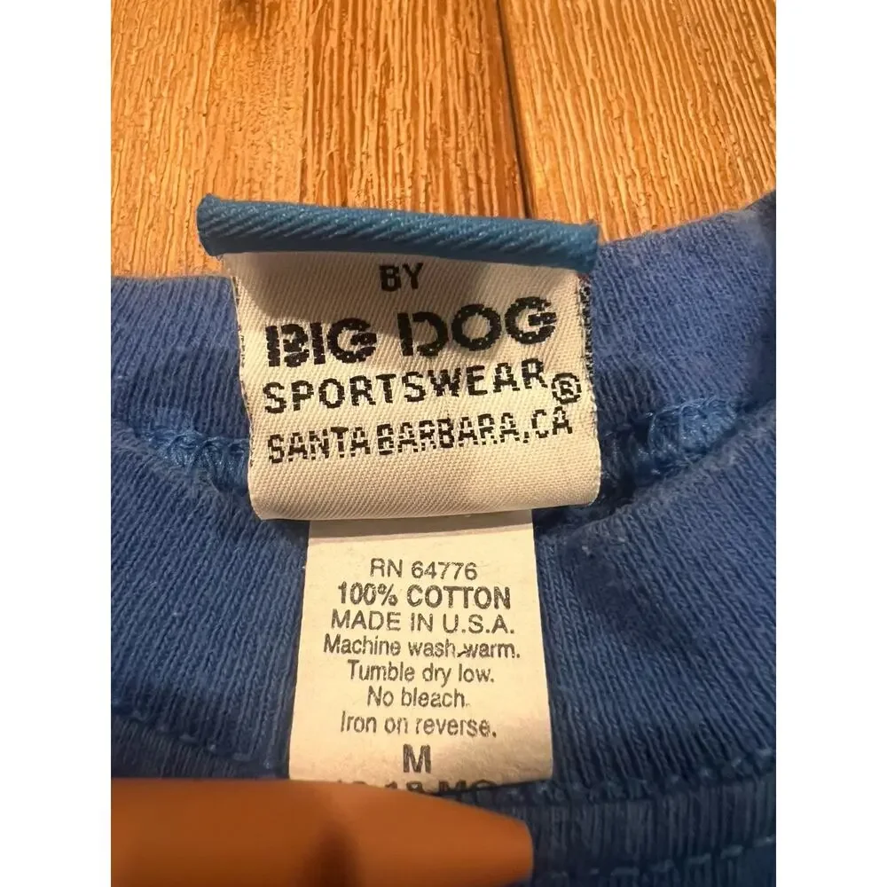 RARE VTG 1995 Little Big Dogs Romper MADE USA St Bernard Baby One Piece 12-18mo